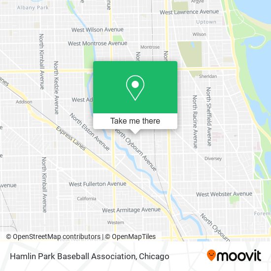 Hamlin Park Baseball Association map