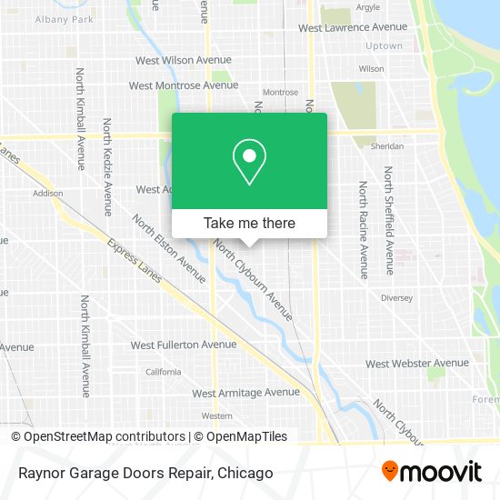 Mapa de Raynor Garage Doors Repair