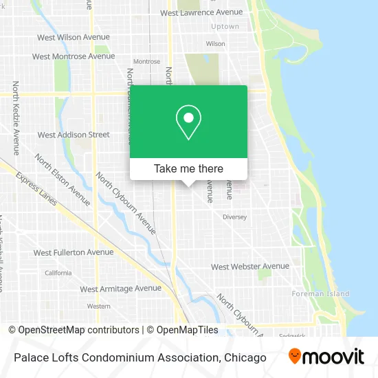 Palace Lofts Condominium Association map