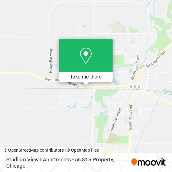 Stadium View I Apartments - an 815 Property map