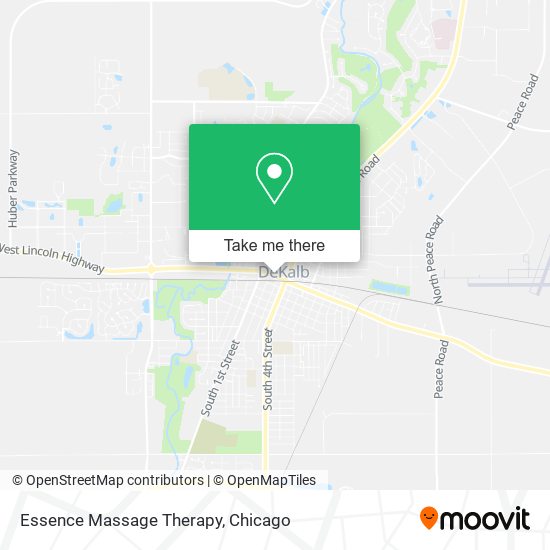 Essence Massage Therapy map