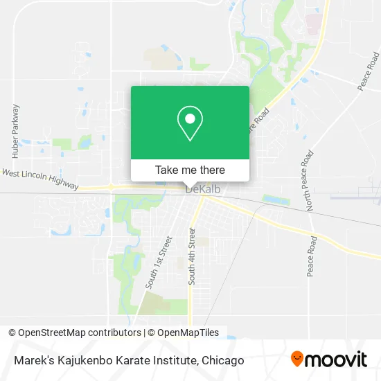 Mapa de Marek's Kajukenbo Karate Institute