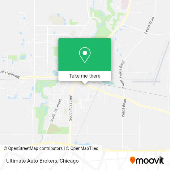 Ultimate Auto Brokers map
