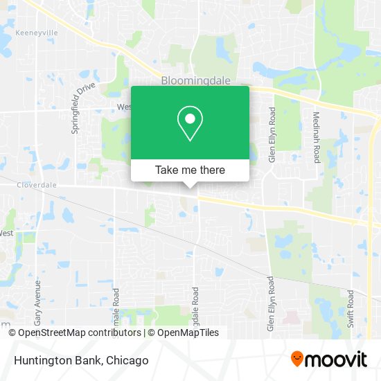 Huntington Bank map