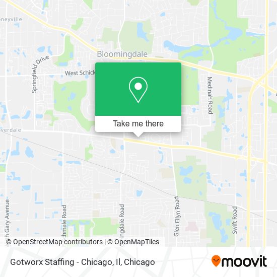 Mapa de Gotworx Staffing - Chicago, Il