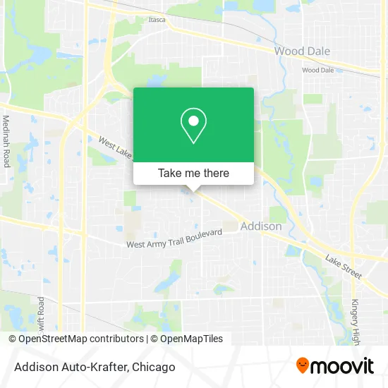 Addison Auto-Krafter map
