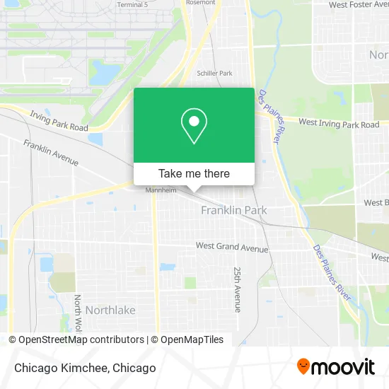 Chicago Kimchee map
