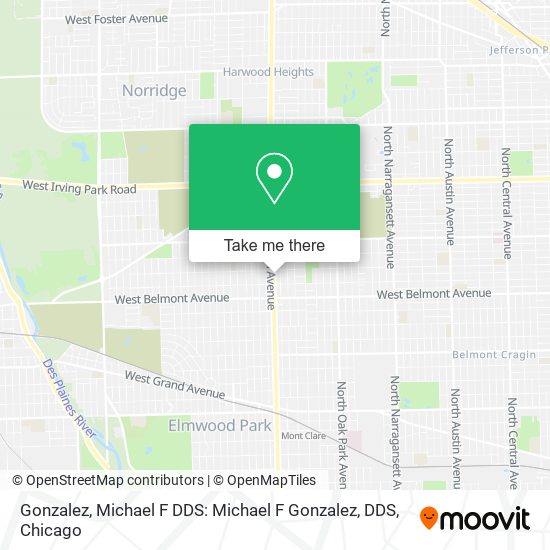 Mapa de Gonzalez, Michael F DDS: Michael F Gonzalez, DDS