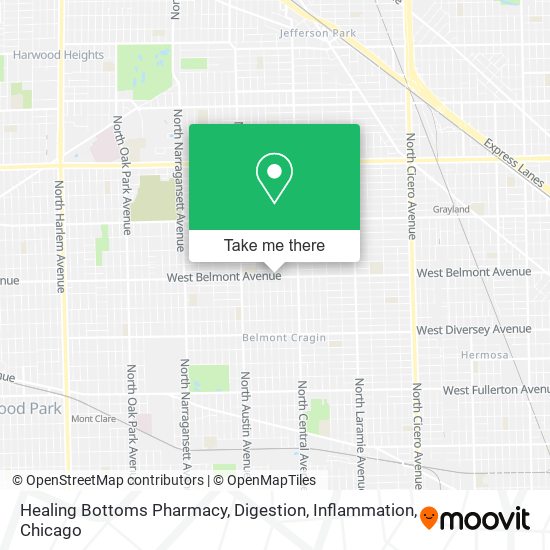Healing Bottoms Pharmacy, Digestion, Inflammation map