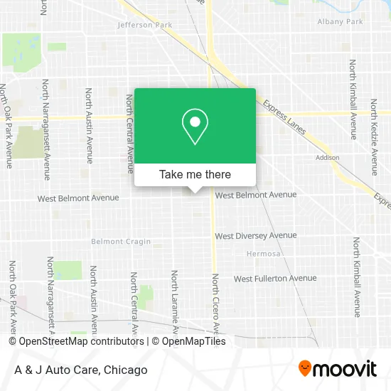A & J Auto Care map