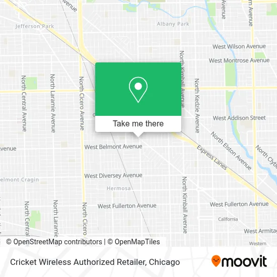 Cricket Wireless Authorized Retailer map