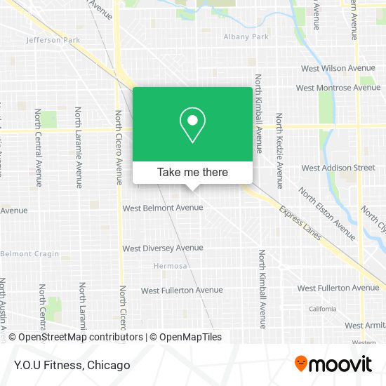 Mapa de Y.O.U Fitness