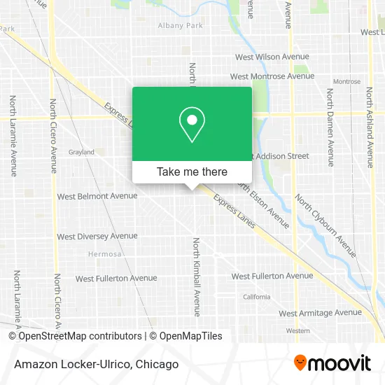 Amazon Locker-Ulrico map