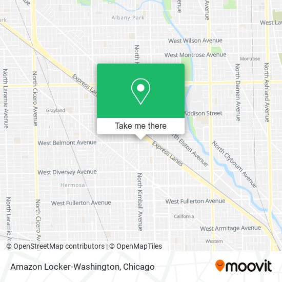Amazon Locker-Washington map