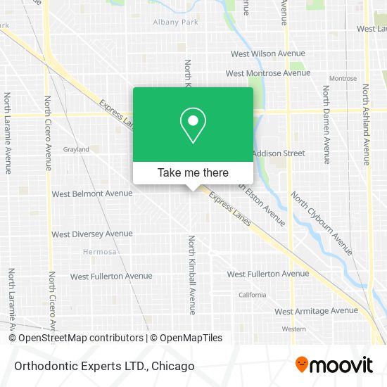 Orthodontic Experts LTD. map