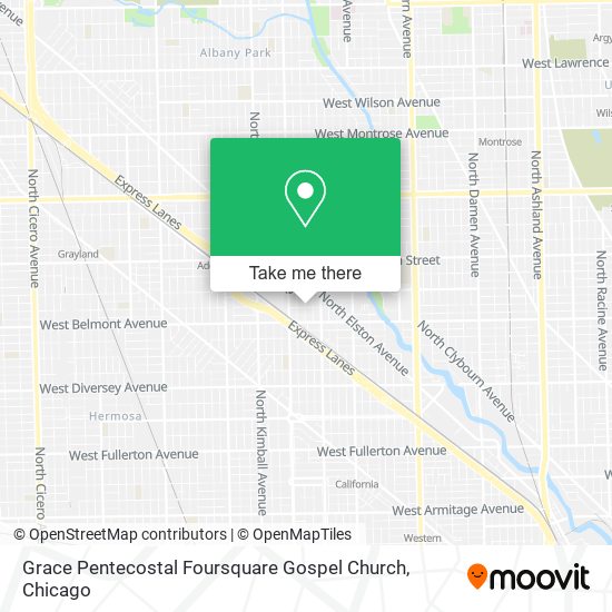 Mapa de Grace Pentecostal Foursquare Gospel Church