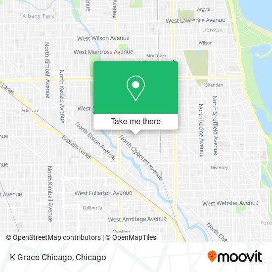 K Grace Chicago map