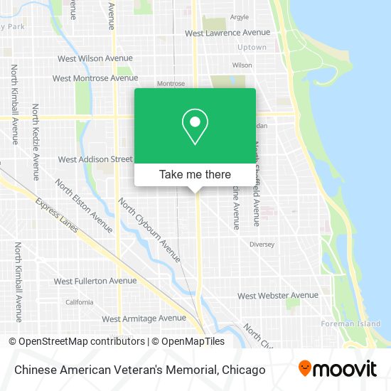 Chinese American Veteran's Memorial map