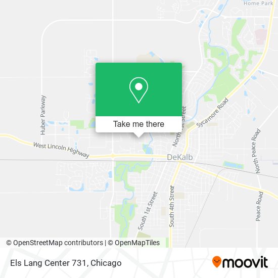 Mapa de Els Lang Center 731