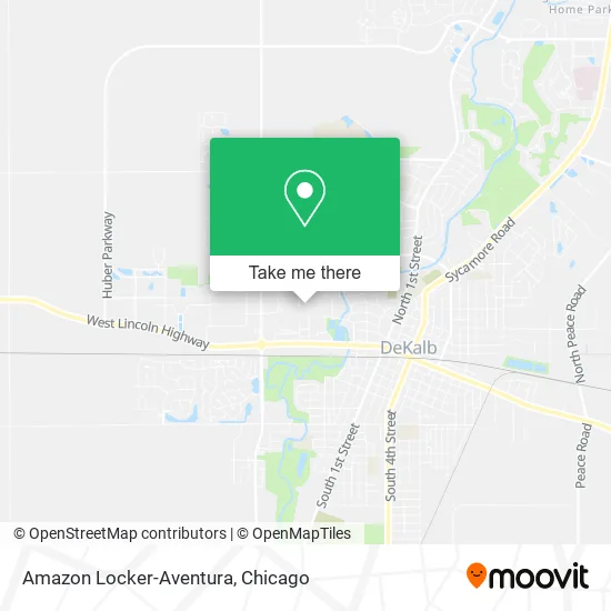 Amazon Locker-Aventura map