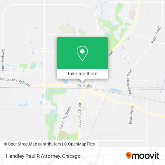 Hendley Paul R Attorney map