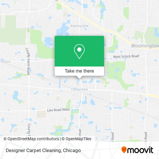 Mapa de Designer Carpet Cleaning