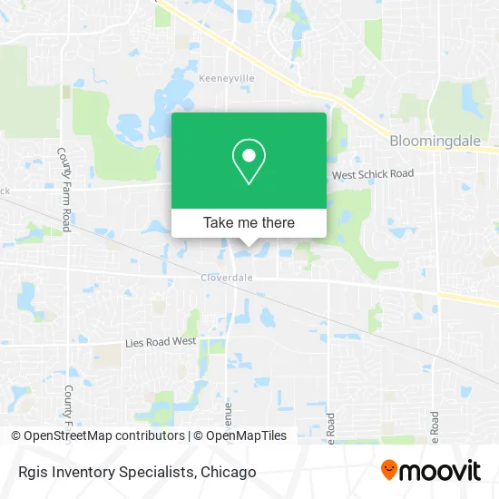 Rgis Inventory Specialists map