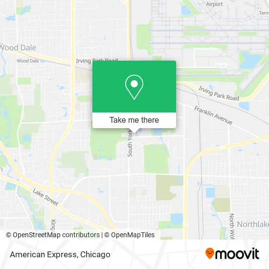 American Express map