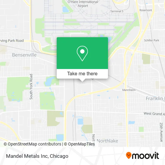Mapa de Mandel Metals Inc