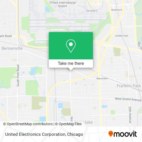 Mapa de United Electronics Corporation