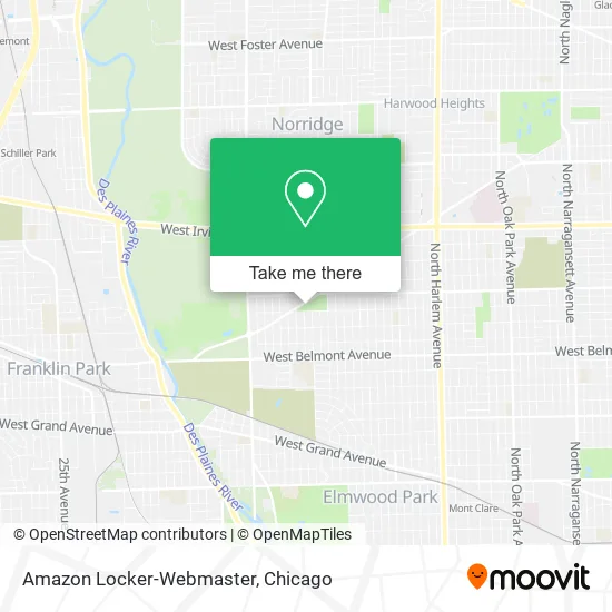 Amazon Locker-Webmaster map