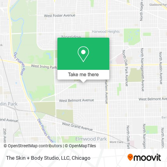 The Skin + Body Studio, LLC map