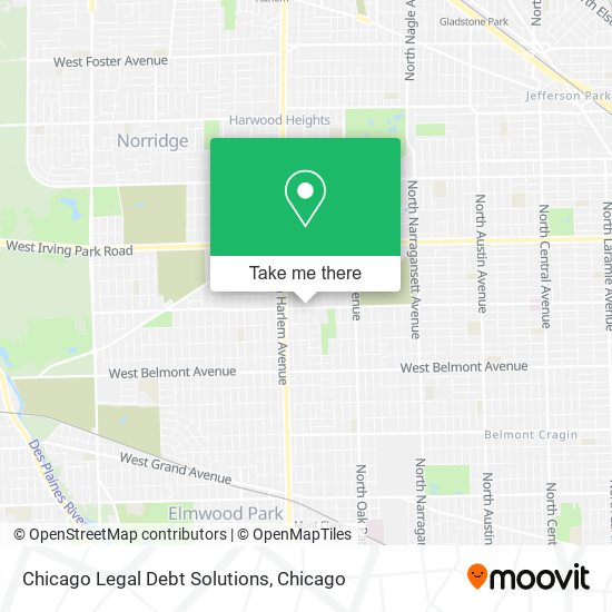 Chicago Legal Debt Solutions map