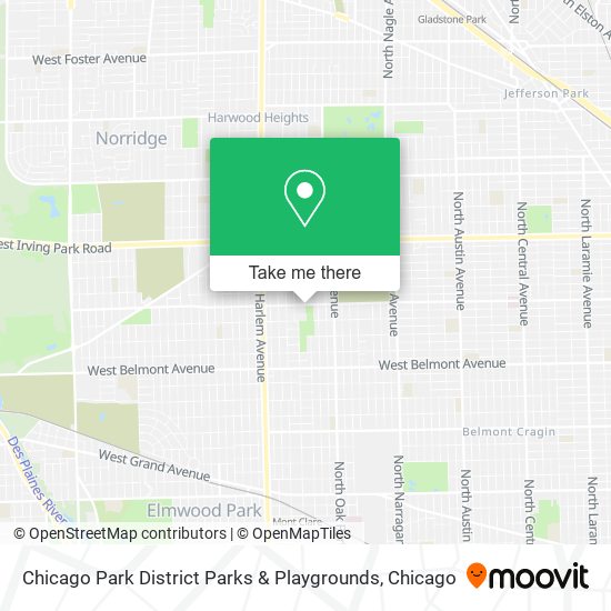 Chicago Park District Parks & Playgrounds map