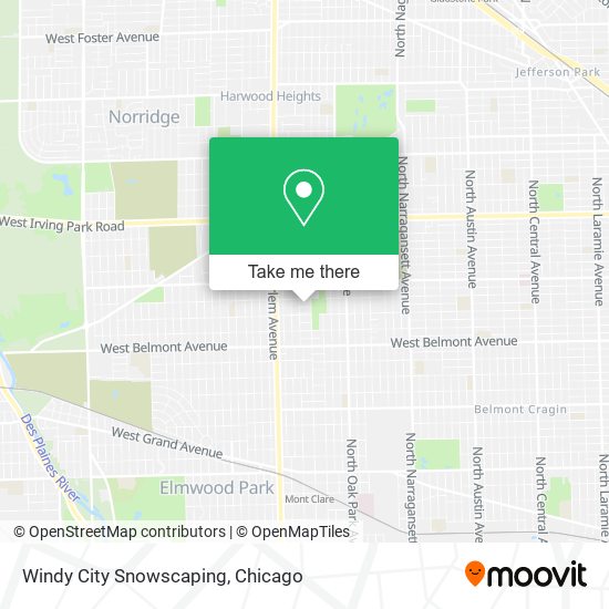 Windy City Snowscaping map