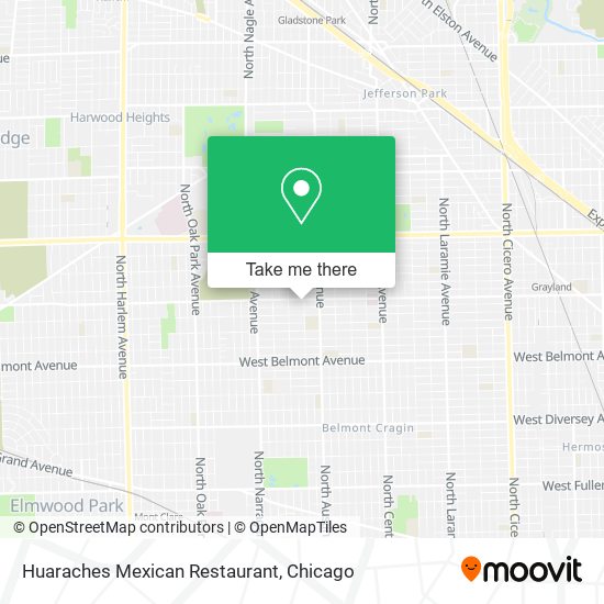 Huaraches Mexican Restaurant map