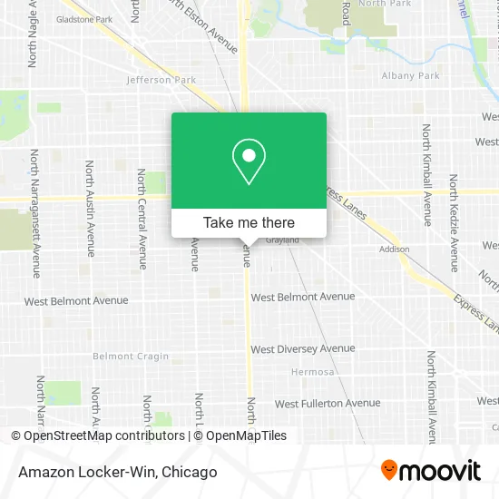 Amazon Locker-Win map