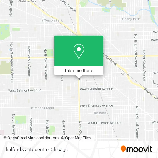 halfords autocentre map