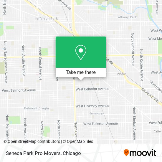 Seneca Park Pro Movers map
