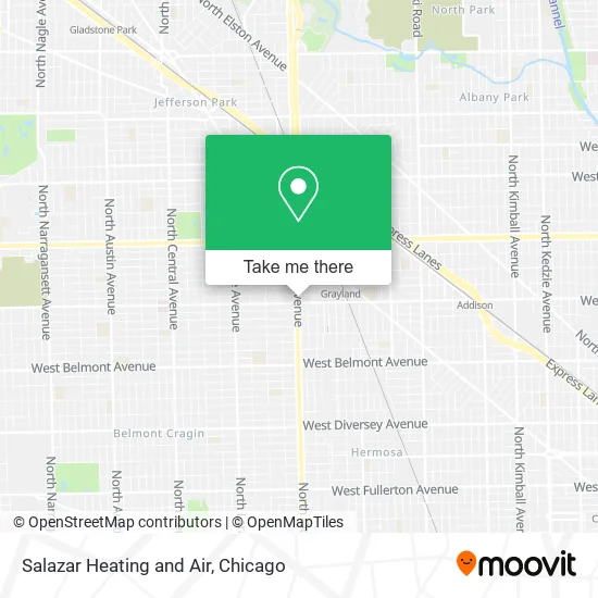Salazar Heating and Air map