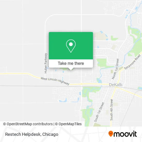 Restech Helpdesk map