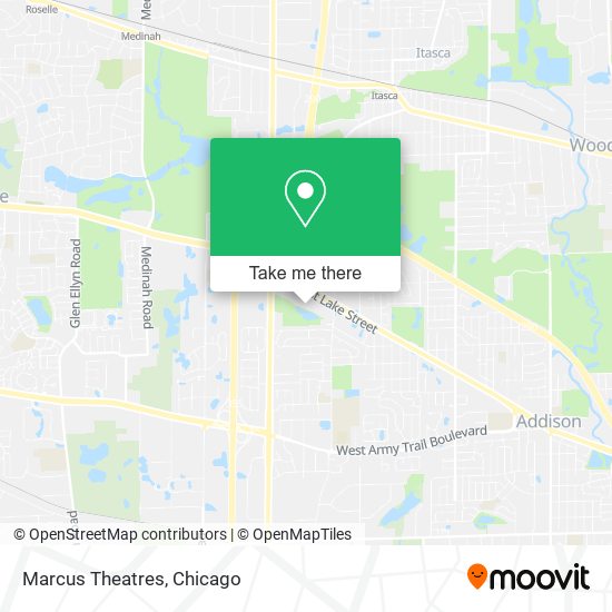 Marcus Theatres map