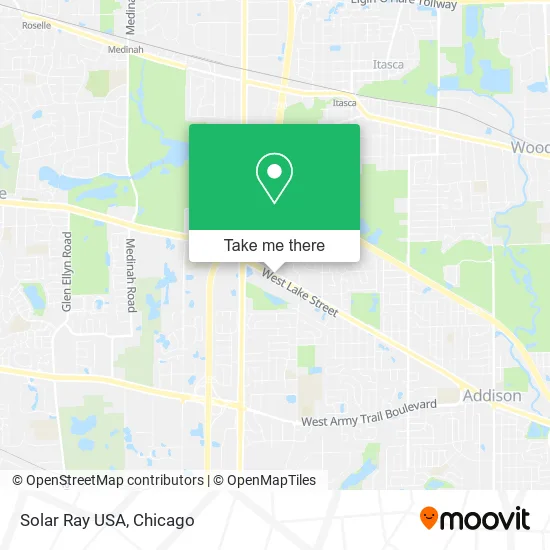 Solar Ray USA map