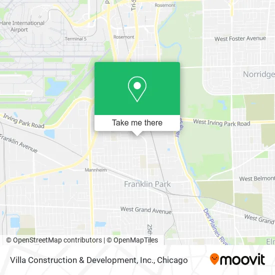Villa Construction & Development, Inc. map