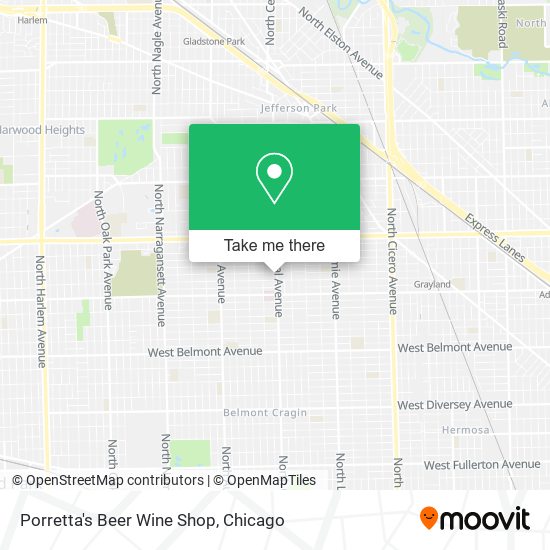 Porretta's Beer Wine Shop map