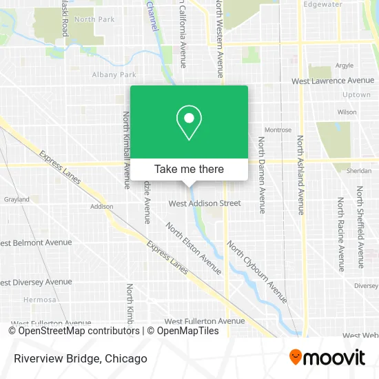 Riverview Bridge map