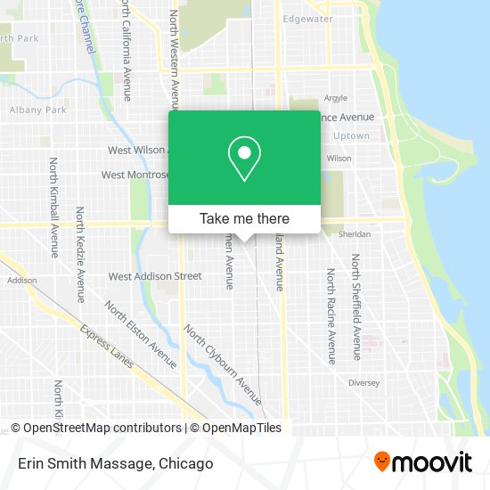 Erin Smith Massage map