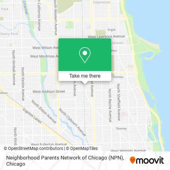 Neighborhood Parents Network of Chicago (NPN) map
