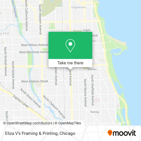 Eliza V's Framing & Printing map