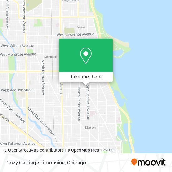 Cozy Carriage Limousine map